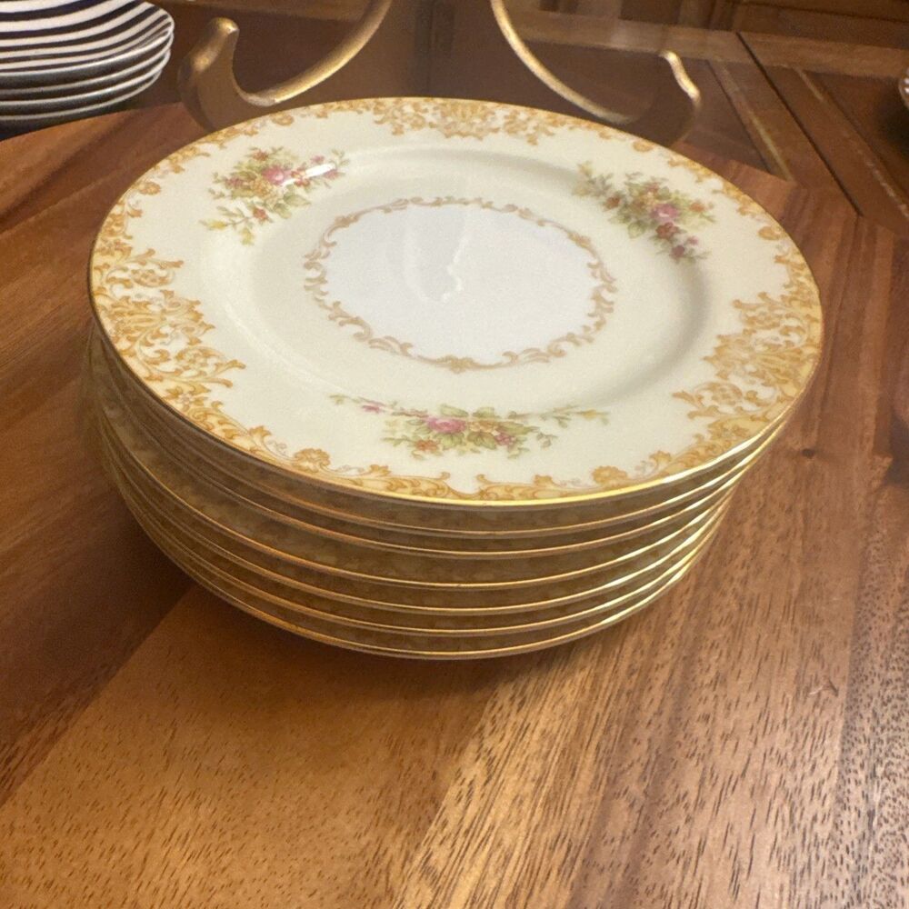 Noritake Bread Plates , A Set Of 7